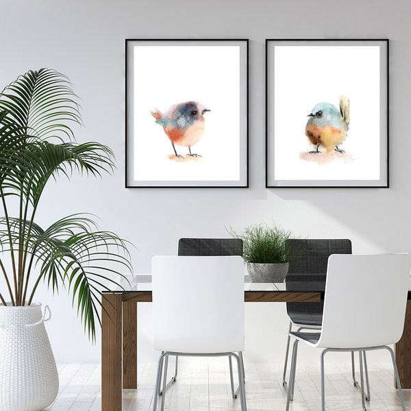 nursery poster watercolour canvas painting set of birds wall art print modern picture for living room on the wall home decor
nursery poster watercolour canvas painting set of birds wall art print modern picture for living room on the wall home decor