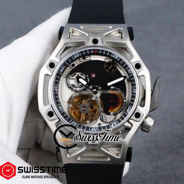 new automatic mens watch steel case silver black dial big tourbillon p485 sports car techframe quick release rubber swisstime hubg21c3, Slivery;brown
new automatic mens watch steel case silver black dial big tourbillon p485 sports car techframe quick release rubber swisstime hubg21c3, Slivery;brown