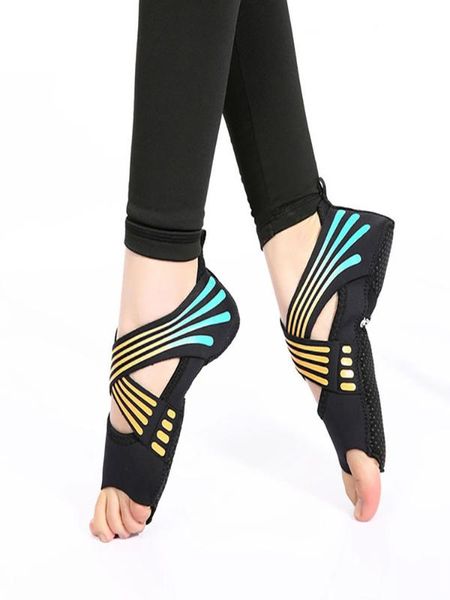 professional yoga socks backless dance shoes pilates socks yoga women's ballet sports, Black
professional yoga socks backless dance shoes pilates socks yoga women's ballet sports, Black