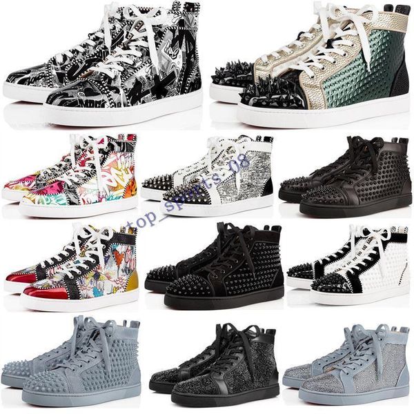 2020 hococal luxury red bottoms shoes men women studded spikes platform sneakers vintage genuine leather casual rivet sneaker, Black
2020 hococal luxury red bottoms shoes men women studded spikes platform sneakers vintage genuine leather casual rivet sneaker, Black