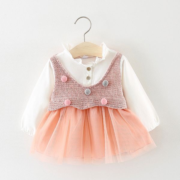 girl's dresses 2021 autumn winter dress girl party kids clothes for baby fashion stitching infant tutu girls toddler cotton, Red;yellow
girl's dresses 2021 autumn winter dress girl party kids clothes for baby fashion stitching infant tutu girls toddler cotton, Red;yellow