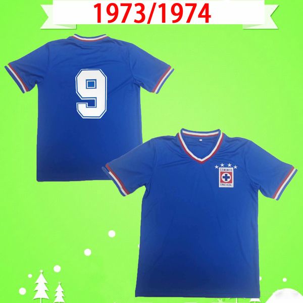 cruz azul 1973-1974 retro soccer jerseys home blue classic 73/74 vintage football shirts quality, Black;yellow
cruz azul 1973-1974 retro soccer jerseys home blue classic 73/74 vintage football shirts quality, Black;yellow