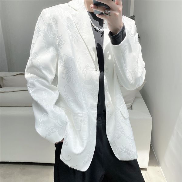 brand design men casual костюм рельефный дракон белый пиджак мода streetwear корейский япония стиль мужчины пальто camisetas hombre, White;black
brand design men casual костюм рельефный дракон белый пиджак мода streetwear корейский япония стиль мужчины пальто camisetas hombre, White;black