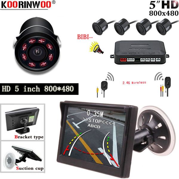 koorinwoo hd electromagnetic car parking sensors 4 buzzer auto trajectory tracks backup rear view camera 5 inch car monitor kit
koorinwoo hd electromagnetic car parking sensors 4 buzzer auto trajectory tracks backup rear view camera 5 inch car monitor kit
