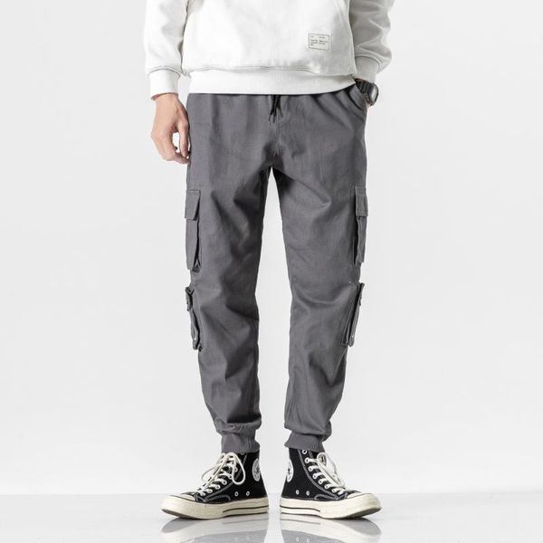 thoshine brand men casual cargo pants joggers elastic waist 97% cotton breathable male streetwear trousers pockets plus size 8xl, Black
thoshine brand men casual cargo pants joggers elastic waist 97% cotton breathable male streetwear trousers pockets plus size 8xl, Black