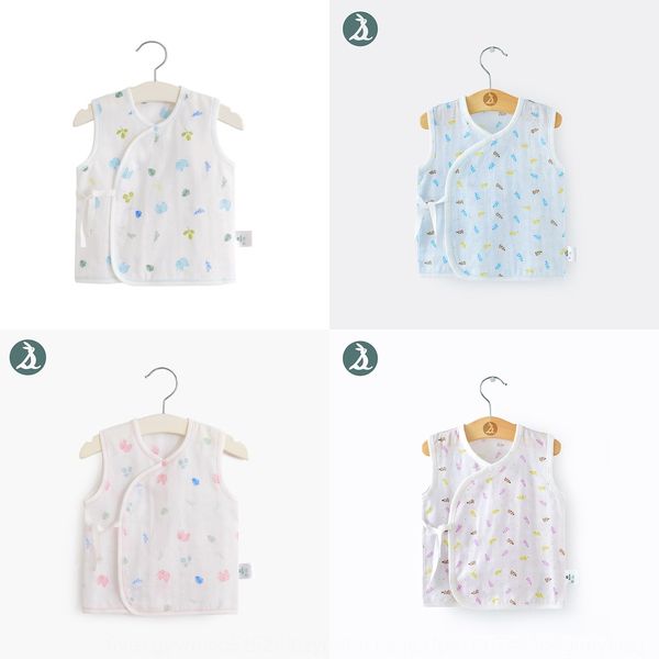 shengzheka pure cotton gauze newborn birth summer lace-up vest clothing baby vest baby monk clothing, Blue
shengzheka pure cotton gauze newborn birth summer lace-up vest clothing baby vest baby monk clothing, Blue