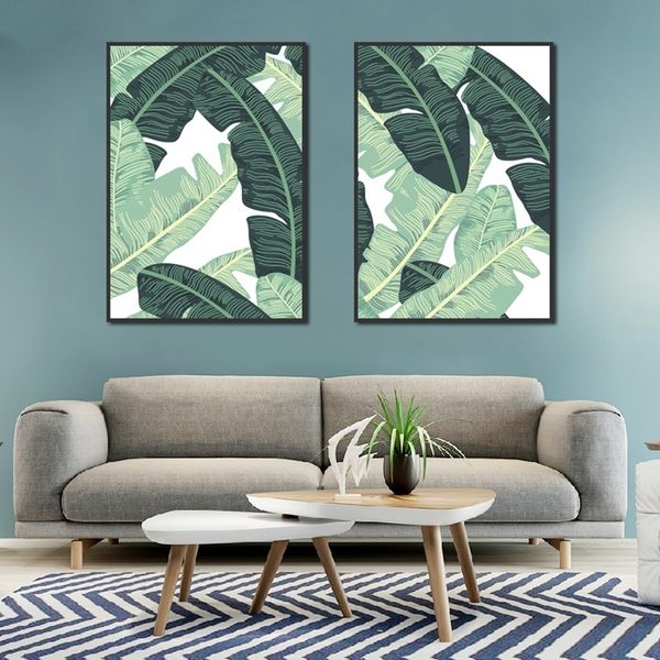 nordic canvas painting tropical plants green ins style no frame decorative painting decor for living room home wall background
nordic canvas painting tropical plants green ins style no frame decorative painting decor for living room home wall background