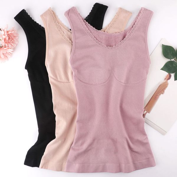 camisoles & tanks autumn winter round women lace warm tank silady body-building sleeveless close-fitting thermal thin camisole singlet, Black;white
camisoles & tanks autumn winter round women lace warm tank silady body-building sleeveless close-fitting thermal thin camisole singlet, Black;white