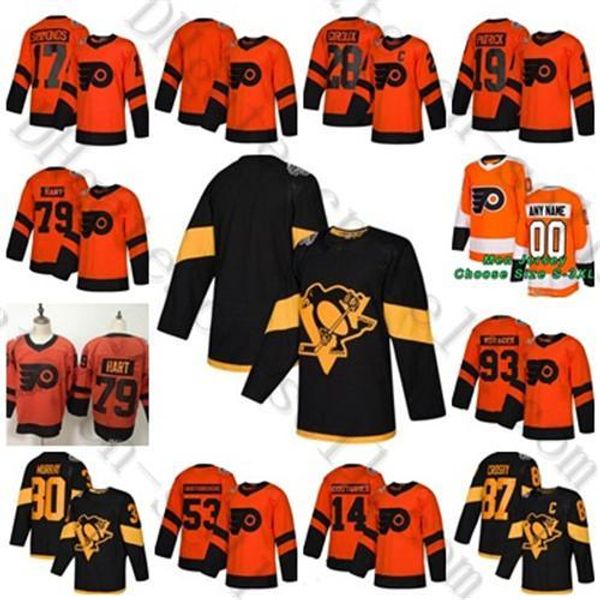2019 stadium series pittsburgh flyers custom shayne gostisbehere 79 carter hart 19 nolan patrick sidney crosby evgeni malkin hockey jersey, Black;red
2019 stadium series pittsburgh flyers custom shayne gostisbehere 79 carter hart 19 nolan patrick sidney crosby evgeni malkin hockey jersey, Black;red