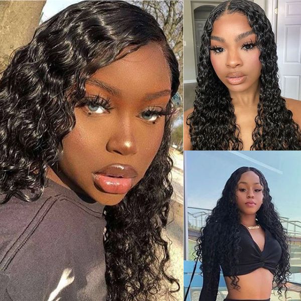 water wave human hair wigs 180% density hd transparent lace frontal wigs for women water wave lace front human hair wigs, Black;brown
water wave human hair wigs 180% density hd transparent lace frontal wigs for women water wave lace front human hair wigs, Black;brown