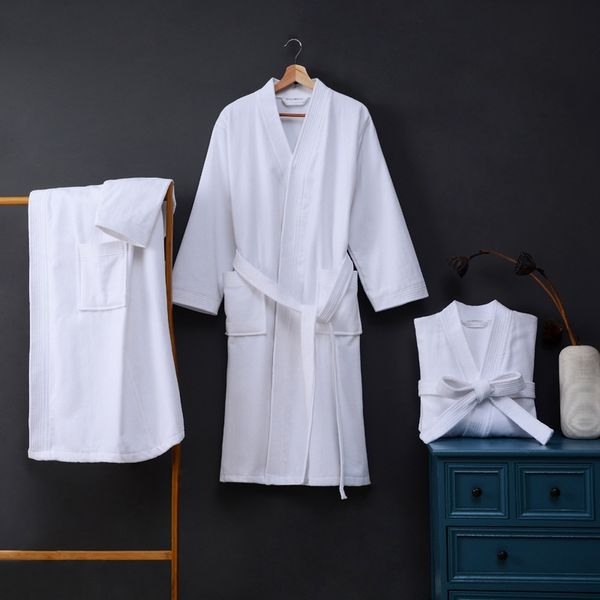 l pure cotton cut velvet bathrobe pajamas towel nightgown pure white bathrobe thickened pajamas long style
l pure cotton cut velvet bathrobe pajamas towel nightgown pure white bathrobe thickened pajamas long style
