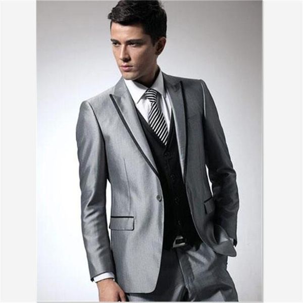 new arrival grey men suit dinner party prom groom tuxedos groomsmen wedding an blazer mens suits (jacket+pants+vest, White;black
new arrival grey men suit dinner party prom groom tuxedos groomsmen wedding an blazer mens suits (jacket+pants+vest, White;black
