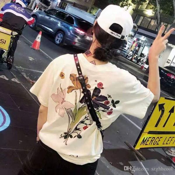 19ss luxury women designer t shirts pattern fashion designer brand t-shirts lady leisure loose type pullover round coat, White
19ss luxury women designer t shirts pattern fashion designer brand t-shirts lady leisure loose type pullover round coat, White