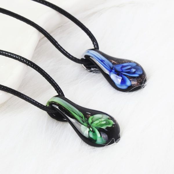 colorful murano glass water drop pendant necklaces leather chain long necklace for women girl wedding jewelry gift choker callor, Silver
colorful murano glass water drop pendant necklaces leather chain long necklace for women girl wedding jewelry gift choker callor, Silver