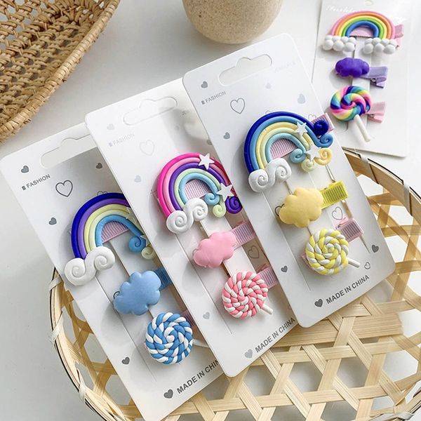 3pc/set cute girl cloud lollipop rainbow hairpins cartoon candy bobby pin hair clip for girls barrettes headband kid accessories, Slivery;white
3pc/set cute girl cloud lollipop rainbow hairpins cartoon candy bobby pin hair clip for girls barrettes headband kid accessories, Slivery;white
