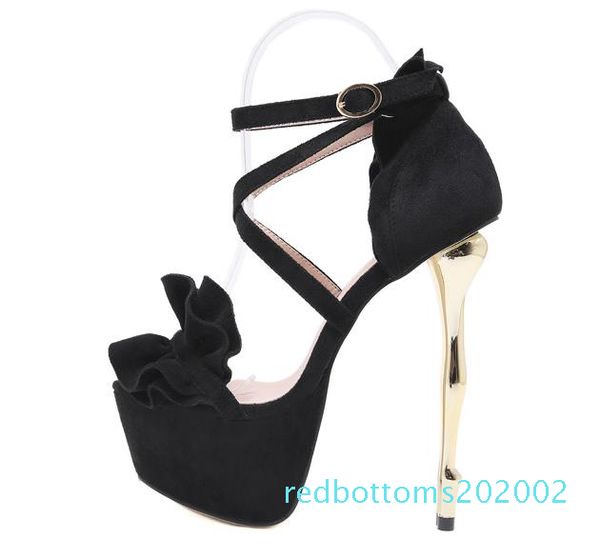 spring 2020 black ruffles cross strappy platform ultra high heel 16cm strange heels designer pumps fashion luxury designer women shoes r02
spring 2020 black ruffles cross strappy platform ultra high heel 16cm strange heels designer pumps fashion luxury designer women shoes r02
