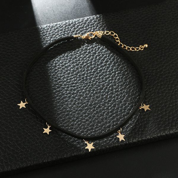 fashion star chokers necklace black chain short pendant necklace women party beach necklace jewelry girlfriend gift, Silver
fashion star chokers necklace black chain short pendant necklace women party beach necklace jewelry girlfriend gift, Silver