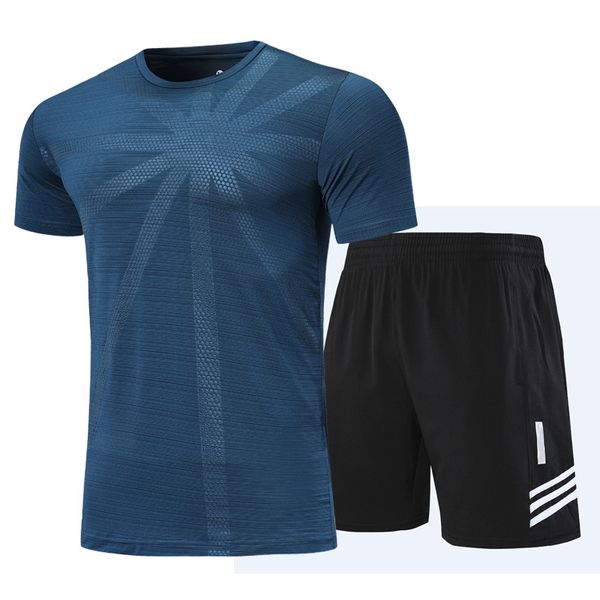 2pcs/sets sports t-shirt men's suits running shrits+sports shorts mens sportswear suit training gym fitness soccer play gym sets, Black;blue
2pcs/sets sports t-shirt men's suits running shrits+sports shorts mens sportswear suit training gym fitness soccer play gym sets, Black;blue
