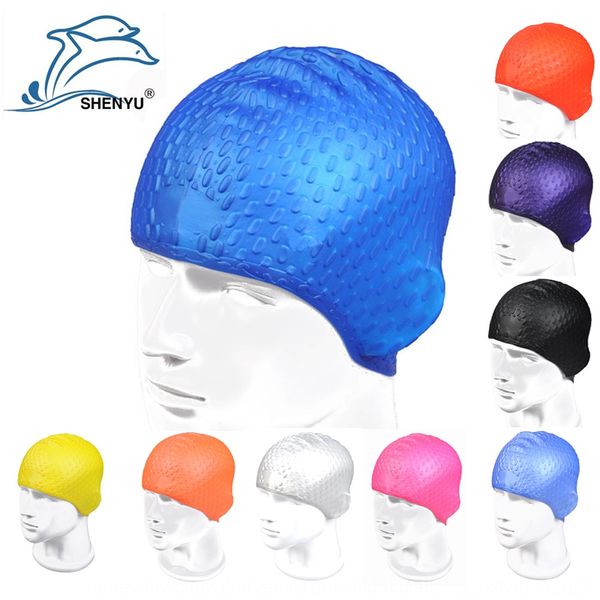 shenyu water drop silicone swimming cap cap silicone ear protection swimming cap/water drop long hair enlarged/waterproof
shenyu water drop silicone swimming cap cap silicone ear protection swimming cap/water drop long hair enlarged/waterproof