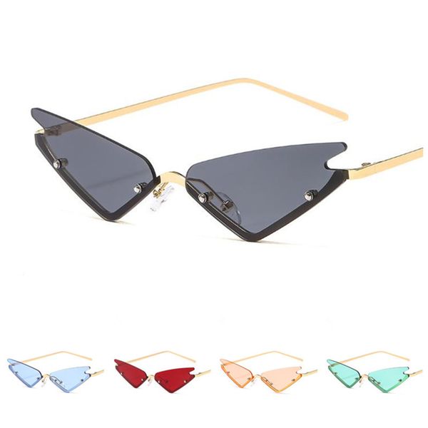 fashion women personality semi-rimless sunglasses cat eye sun glasses goggles anti-uv spectacles triangle eyeglasses ornamenta a, White;black
fashion women personality semi-rimless sunglasses cat eye sun glasses goggles anti-uv spectacles triangle eyeglasses ornamenta a, White;black