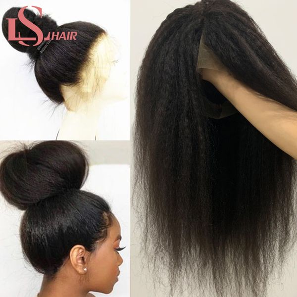 LS 13*4 lace Front wig Brazilian Kinky Straight Human Hair Wigs Brazilian 13*6 Lace Frontal Wig 4*4 lace closure Remy hair wigs, Black
LS 13*4 lace Front wig Brazilian Kinky Straight Human Hair Wigs Brazilian 13*6 Lace Frontal Wig 4*4 lace closure Remy hair wigs, Black