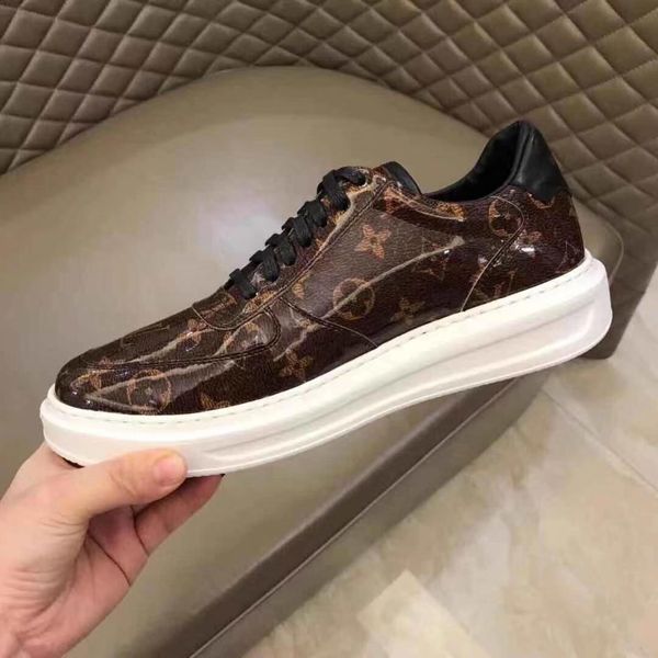 fashion luxury men casual shoes patent leather men lace-up sneakers breathable shoes men shoes beverly hills sneaker 1a5ufn 17, Black 
fashion luxury men casual shoes patent leather men lace-up sneakers breathable shoes men shoes beverly hills sneaker 1a5ufn 17, Black