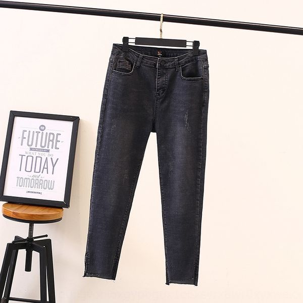 2019 korean style tight trousers tight pants denim leggings fat mm slimming ankle-length pants plus size women's clothing 3064, Blue
2019 korean style tight trousers tight pants denim leggings fat mm slimming ankle-length pants plus size women's clothing 3064, Blue
