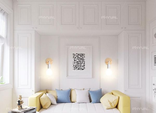 wall lamp nordic color led wall light for bed room wooden base wall sconce light for living room
wall lamp nordic color led wall light for bed room wooden base wall sconce light for living room