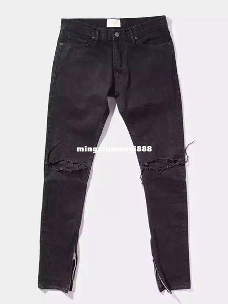 new fashion 2016 fear of god fog zippers skinny slim fit mens distressed justin bieber black cotton denim jeans men jean, Blue
new fashion 2016 fear of god fog zippers skinny slim fit mens distressed justin bieber black cotton denim jeans men jean, Blue