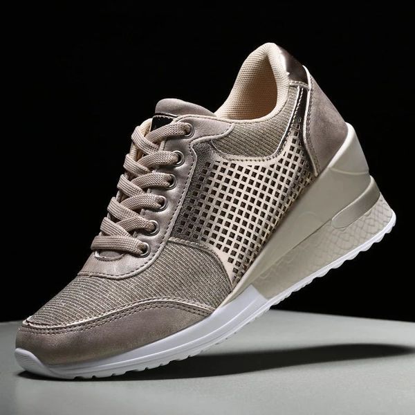 women height increasing walking jogging sneakers gold silver black ladies sport running shoes comfortable girl shoes
women height increasing walking jogging sneakers gold silver black ladies sport running shoes comfortable girl shoes