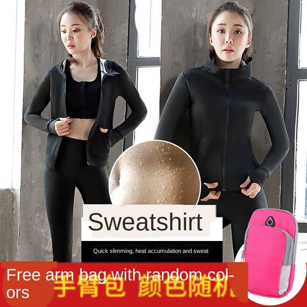 sqhjp gym women's tight sweaty pants suit sportswear sportswear large size pants suit slimming sweaty clothes sports fat burning clothe, Black
sqhjp gym women's tight sweaty pants suit sportswear sportswear large size pants suit slimming sweaty clothes sports fat burning clothe, Black