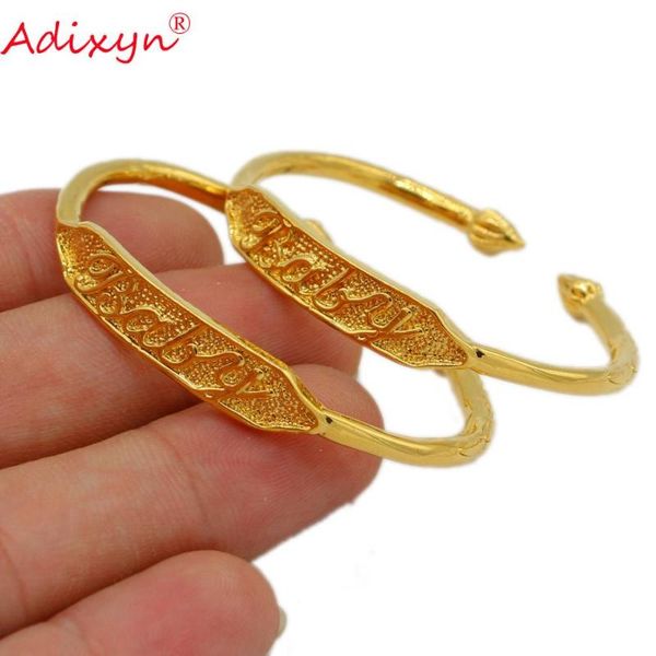 adixyn 2pcs/lot kids bangle for girls baby gold color baby birthday party bangle african arab ethiopian jewelry n071019, Black
adixyn 2pcs/lot kids bangle for girls baby gold color baby birthday party bangle african arab ethiopian jewelry n071019, Black