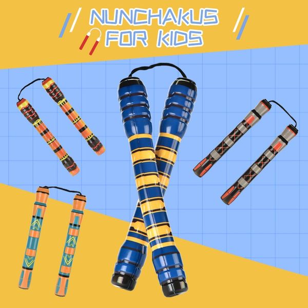 nun chucks children nun chucks sport toys chinese kung fu toys suitable for kid recreation children gift pu material