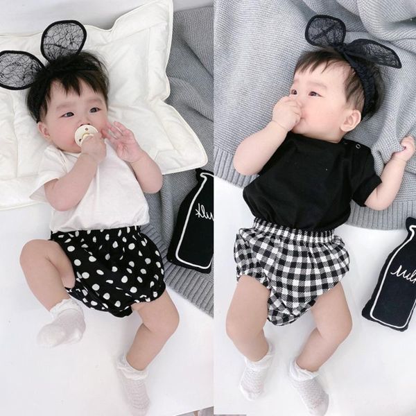 newborn infant cute baby girls summer clothes solid +dot plaid shorts outfits summer new born baby's sets dropshipping, White
newborn infant cute baby girls summer clothes solid +dot plaid shorts outfits summer new born baby's sets dropshipping, White