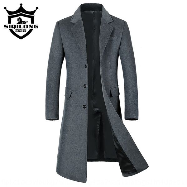 ji en wool wool men's korean-style slim-fit long painted coat men's woolen coat, Black
ji en wool wool men's korean-style slim-fit long painted coat men's woolen coat, Black