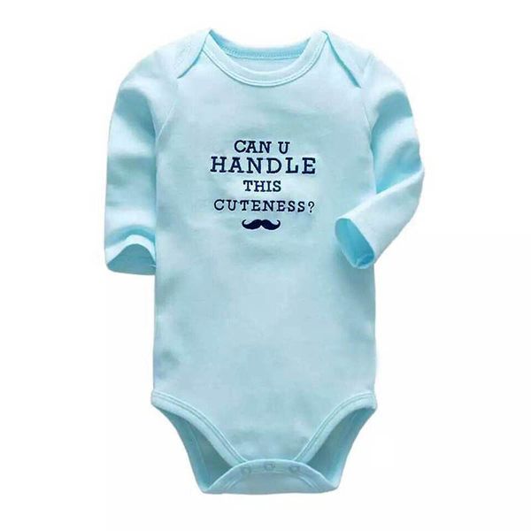 newborn bodysuit baby girl boy clothes 100%cotton cartoon print long sleeves infant clothing 1piece 0-24 months, Blue
newborn bodysuit baby girl boy clothes 100%cotton cartoon print long sleeves infant clothing 1piece 0-24 months, Blue