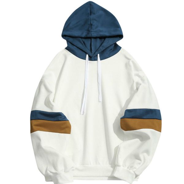 All Season Hoodies Mens Cool Casual Loose Long Sleeve Patchwork Contrast Color Streetwear Sudaderas Hoody Sweatshirt Top Quality
All Season Hoodies Mens Cool Casual Loose Long Sleeve Patchwork Contrast Color Streetwear Sudaderas Hoody Sweatshirt Top Quality