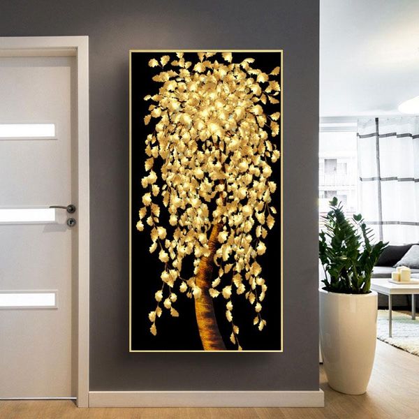 abstract golden leaves and money tree oil painting wall art for living room home decor (no frame
abstract golden leaves and money tree oil painting wall art for living room home decor (no frame