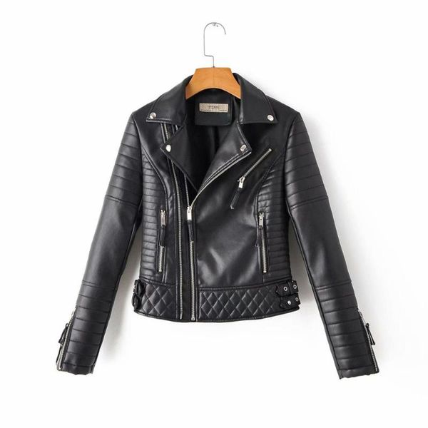 women's leather & faux 2021 fashion women spring autumn soft jackets lady motorcyle zippers biker pink coats black outerwear
women's leather & faux 2021 fashion women spring autumn soft jackets lady motorcyle zippers biker pink coats black outerwear