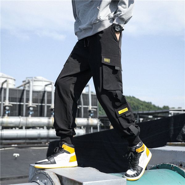 men's pants overalls cargo logo baggy legs ins hip hop harun harajuku casual students fashion korean version, Black
men's pants overalls cargo logo baggy legs ins hip hop harun harajuku casual students fashion korean version, Black