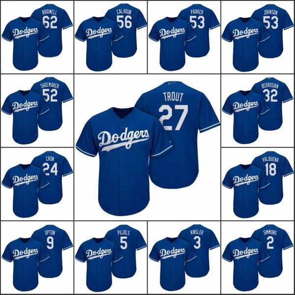 los angeles dodgers #27 mike trout 62 parker bridwell 2 andrelton simmons men women youth majestic royal player cool base jersey, Black
los angeles dodgers #27 mike trout 62 parker bridwell 2 andrelton simmons men women youth majestic royal player cool base jersey, Black