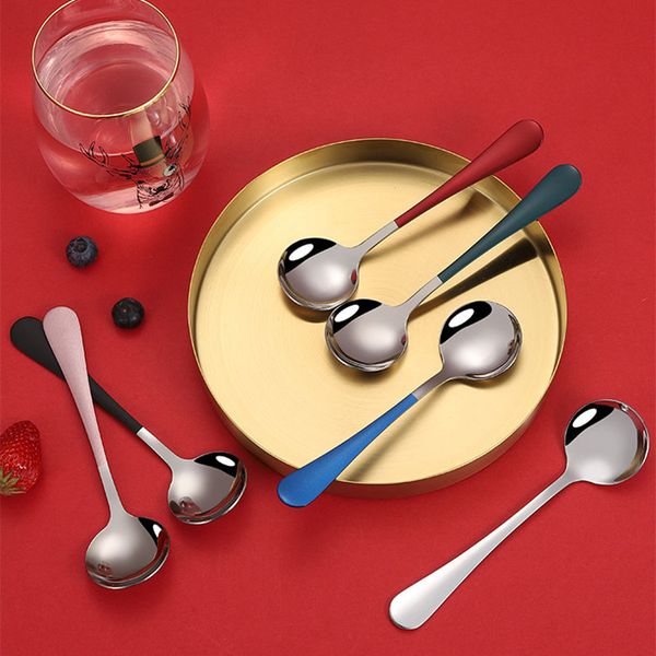 dropshipping creative stainless steel net red spoons home l spoons thickened small round soup spoon dessert spoon tableware t4503
dropshipping creative stainless steel net red spoons home l spoons thickened small round soup spoon dessert spoon tableware t4503