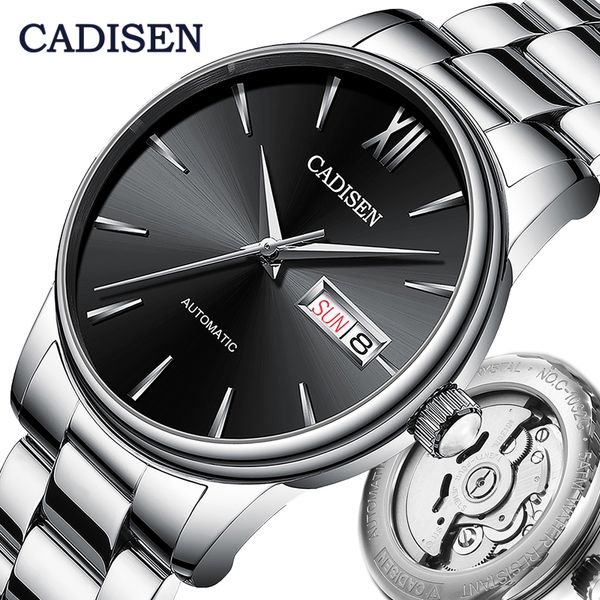 CADISEN Men Automatic Machinery Watches Luxury Fashion Full-Steel NH36 Movement 50M Waterproof Business Watch Montre Homme 1032
CADISEN Men Automatic Machinery Watches Luxury Fashion Full-Steel NH36 Movement 50M Waterproof Business Watch Montre Homme 1032