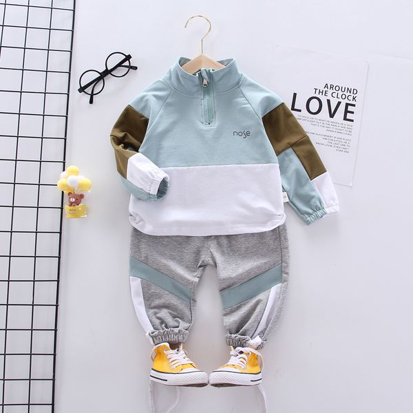 2020 autumn new style fashion trend comfortable color matching pullover sweater two-piece boys sports suit, White
2020 autumn new style fashion trend comfortable color matching pullover sweater two-piece boys sports suit, White