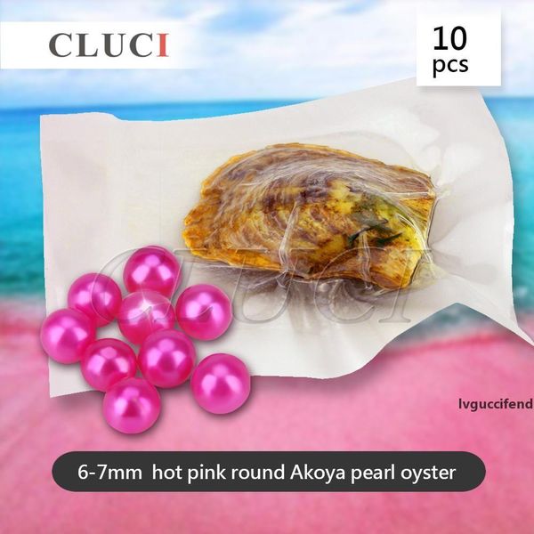 cluci 10pcs 6-7mm akoya pink pearls in oyster with vacuum-packing, bright colorful round for jewelry making t200507
cluci 10pcs 6-7mm akoya pink pearls in oyster with vacuum-packing, bright colorful round for jewelry making t200507