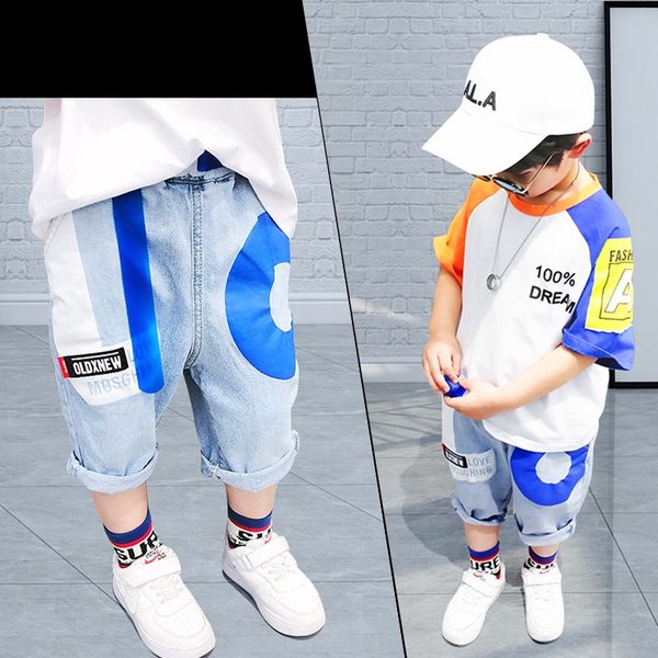 2020 summer new foreign flavor kids denim casual and shorts cuhk boys' casual pants kids shorts korean pants, Blue
2020 summer new foreign flavor kids denim casual and shorts cuhk boys' casual pants kids shorts korean pants, Blue