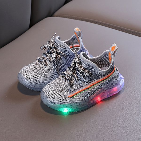 children's female children's flying weaving lighting led soft sole sports boy's mesh shoes girl's baby sports shoes 1, Black
children's female children's flying weaving lighting led soft sole sports boy's mesh shoes girl's baby sports shoes 1, Black