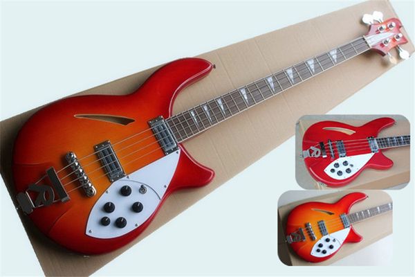 delivery 360 370 4 strings bass guitar, sunburst wood bass,red bass,semi hollow body,maple neck rosewood fretboard shell inlay,5 switch
delivery 360 370 4 strings bass guitar, sunburst wood bass,red bass,semi hollow body,maple neck rosewood fretboard shell inlay,5 switch