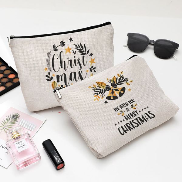 women 3d print christmas cosmetic bag linen organizer makeup storage bags portable travel toiletry case for new year
women 3d print christmas cosmetic bag linen organizer makeup storage bags portable travel toiletry case for new year