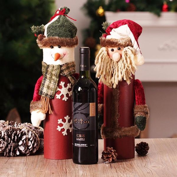christmas decoration santa claus snowman bags xmas wine bottle cover clothes craft ornament for home arbol de navidad gift box
christmas decoration santa claus snowman bags xmas wine bottle cover clothes craft ornament for home arbol de navidad gift box